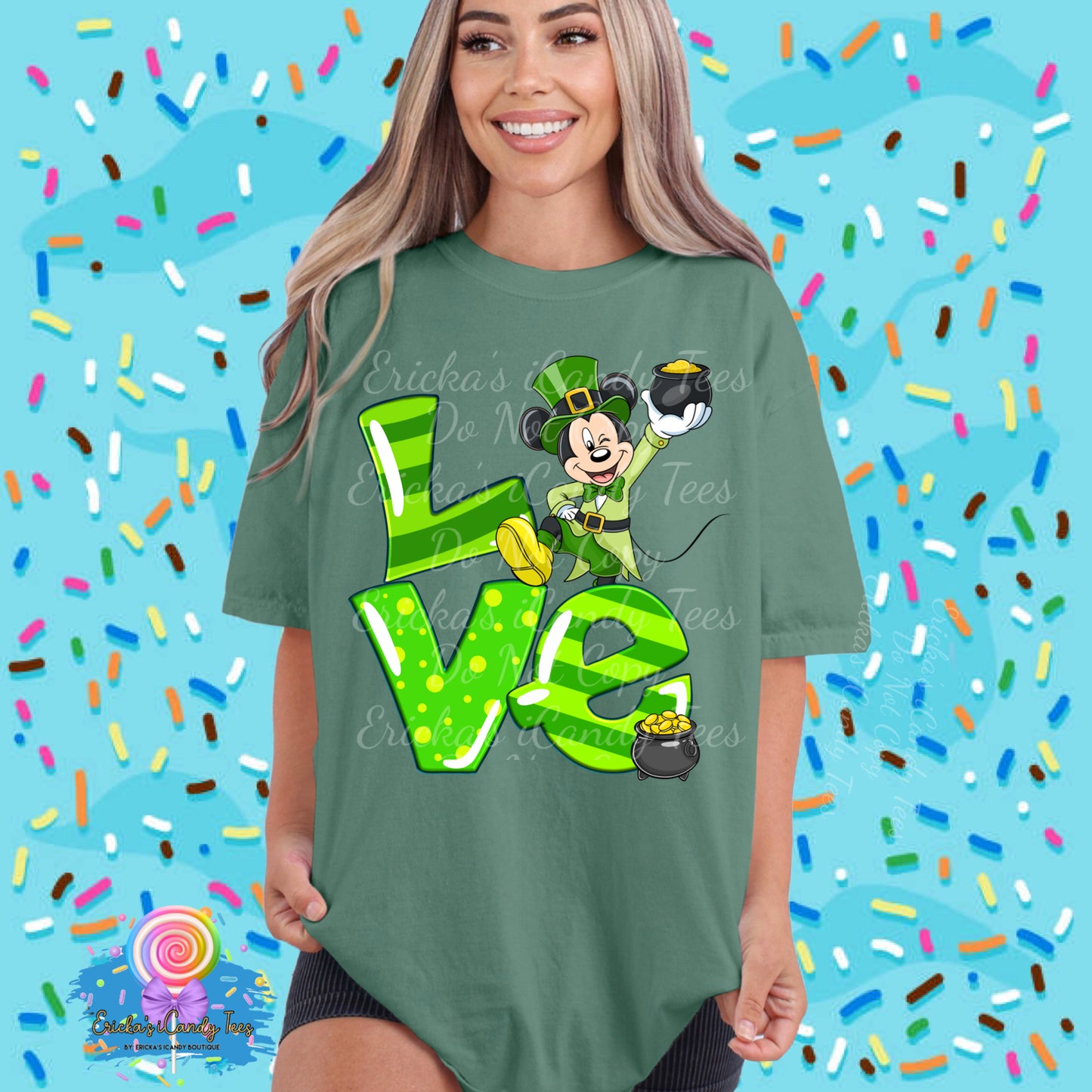 L🍀VE Boy Mouse - Kids & Adult Apparel