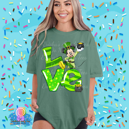L🍀VE Boy Mouse - Kids & Adult Apparel