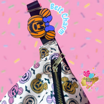 Mouse Jack-o’-lantern - Belt Charm