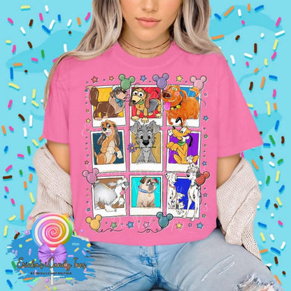 Magical Dogs Polaroid Collage - Kids & Adult Apparel