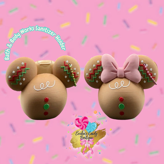 Gingerbread Cookie Mouse (Girl Or Boy)- BBW Pocketbac Holder