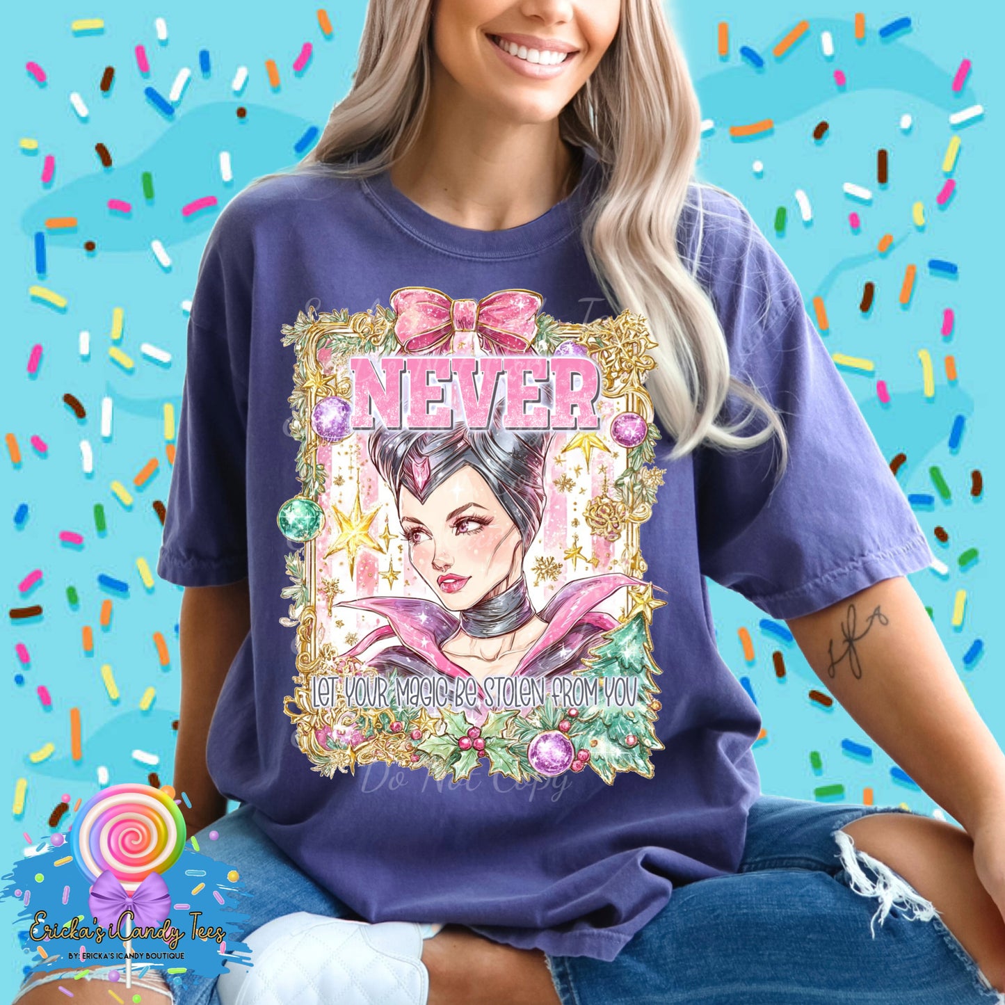 Maleficent Christmas Coquette - Tees & Sweatshirts