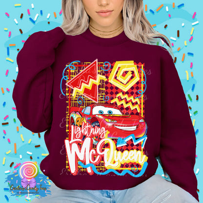 Retro Race Car  - Kids & Adult Apparel