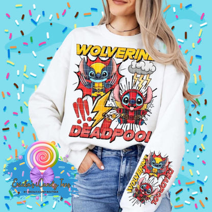 Wolverine / Deadpool 626 Mash Up- Kids & Adult Apparel
