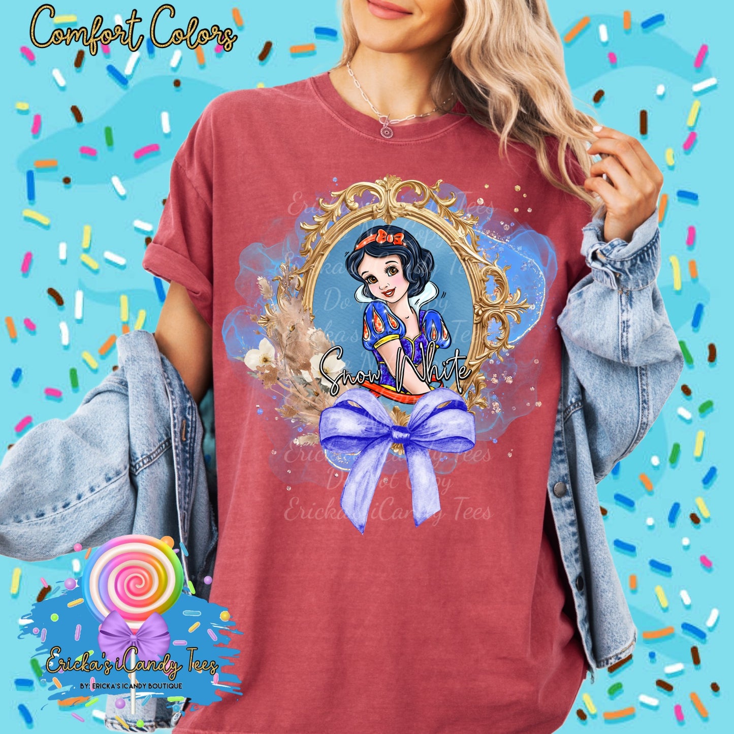 Princess Coquette Gold Frame - Tees & Sweatshirts