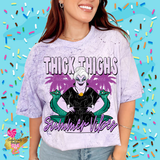 Thick Thighs Summer Vibes - Kids & Adult Apparel
