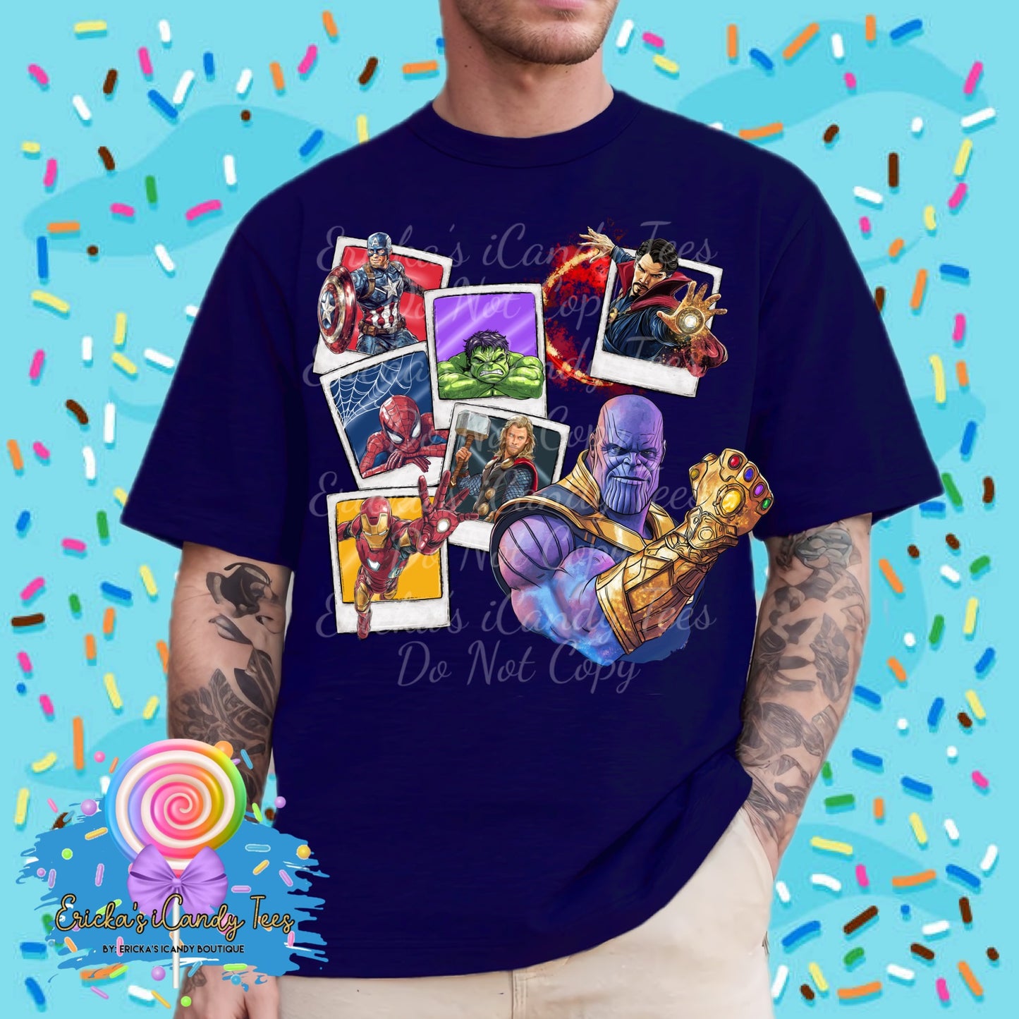 Super Hero’s Polaroid - Kids & Adult Apparel