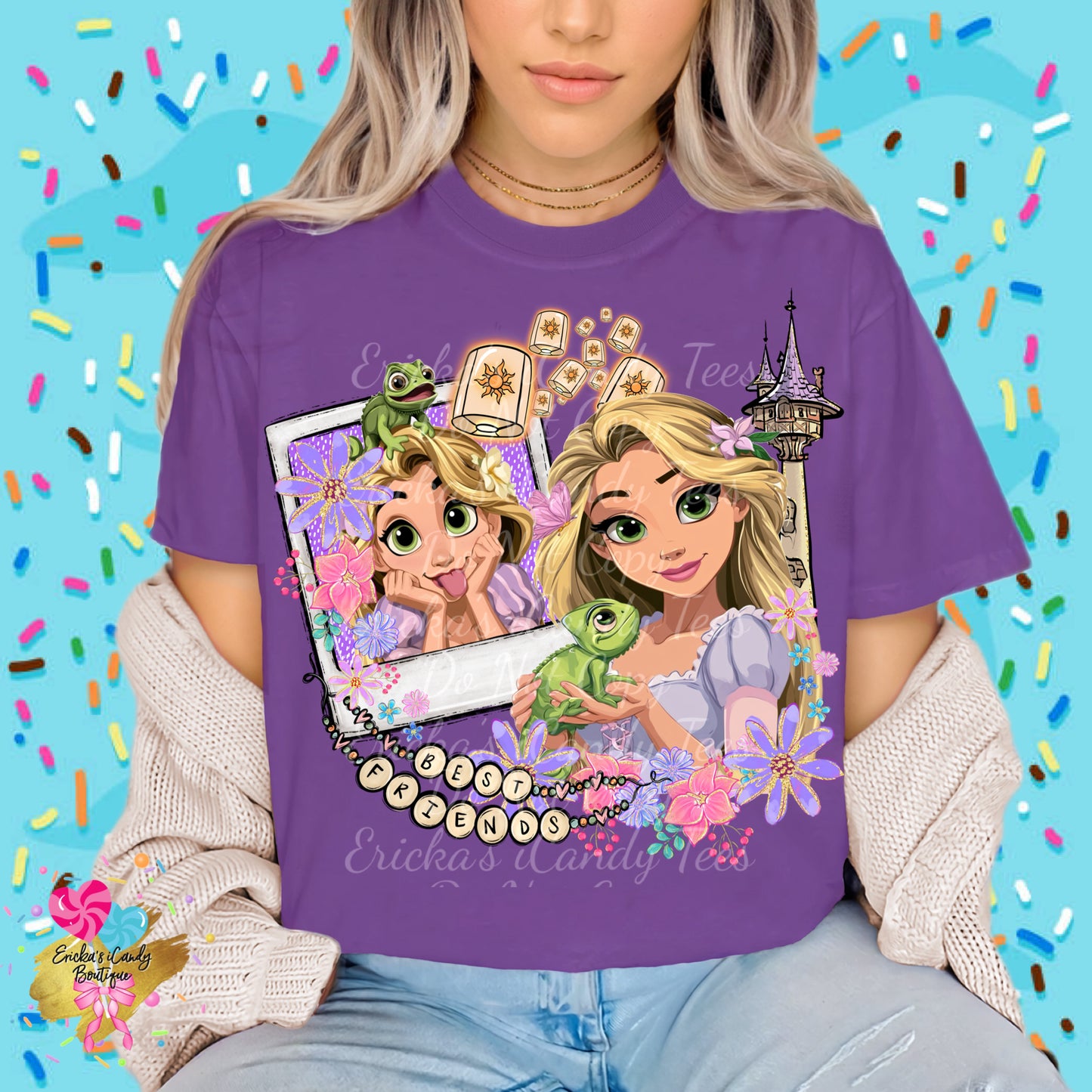 Tower Bestie Polaroid  - Kids & Adult Apparel