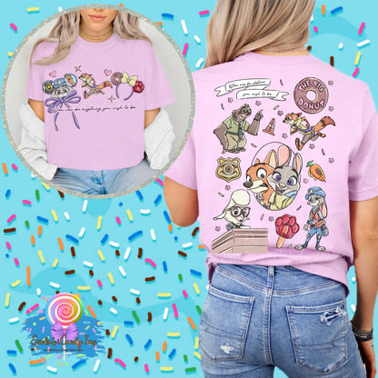 Zoo Hat Ears - Front & Back Apparel