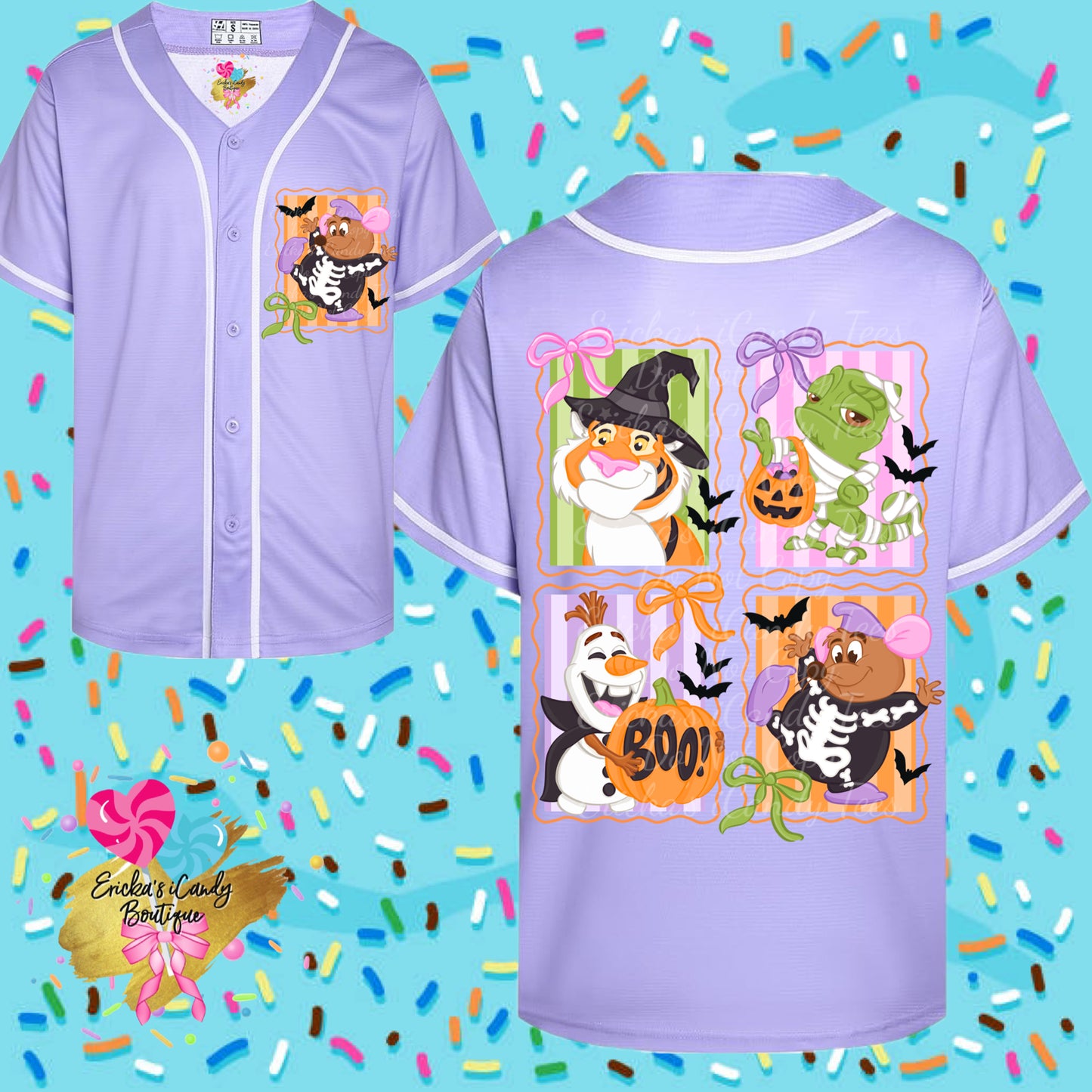 Halloween Sidekick Jersey - (Choose Your Sidekick Pocket In TeXt Box)