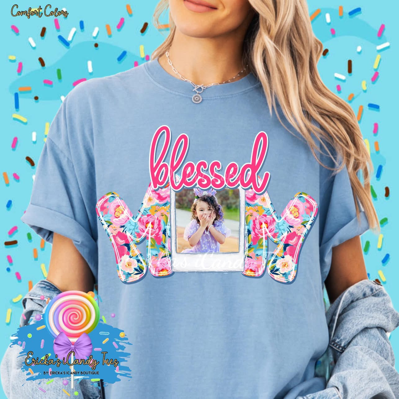 Blessed Mom (Email Photo) - Kids & Adult Apparel