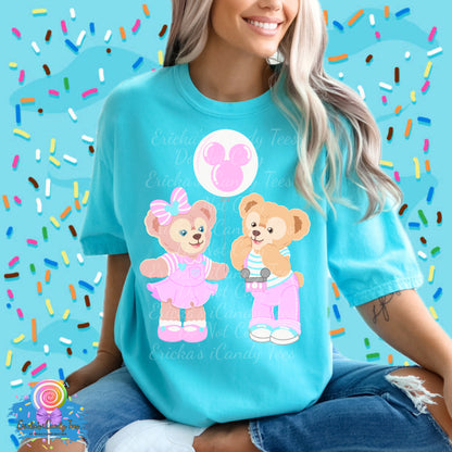 Duf Cutie Bears Pink - Kids & Adult Apparel
