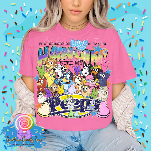 Hanging with my peeps - Kids & Adult Apparela