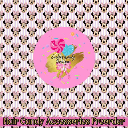 Girl Mouse Stripes - Hair Candy Accessories PREORDER SHIPS ESTIMATED MID SEPT