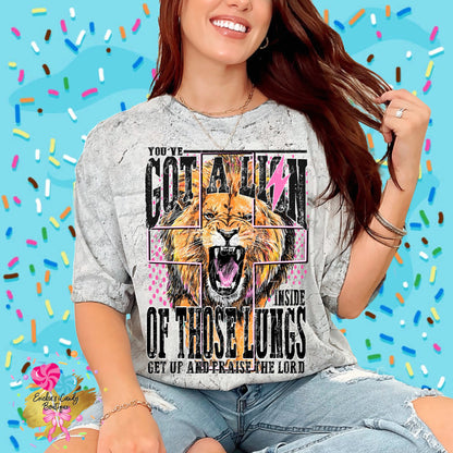 You’ve Got A Lion In Your Lungs - Kids & Adult Apparel