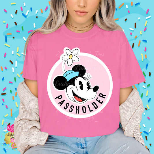 Minnie Passholder - Kids & Adult Apparel