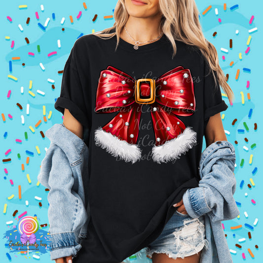 Santa Bow - Tees & Sweatshirts
