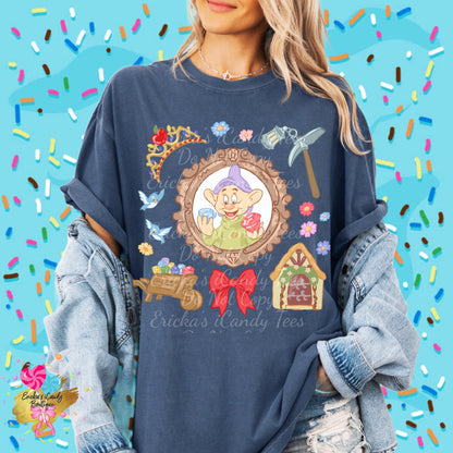 Dwarf Sidekick Floral Frame  - Kids & Adult Apparel
