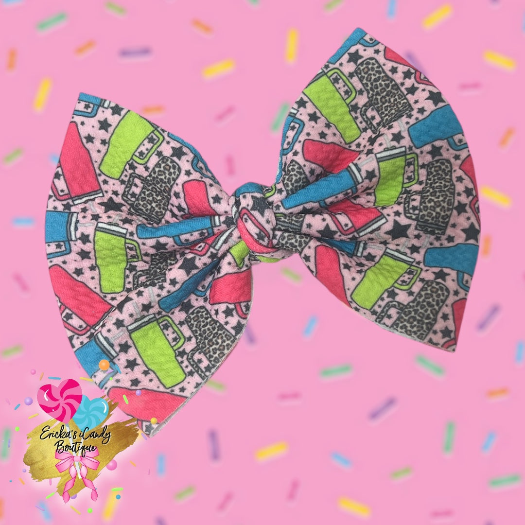 Stanley  -5in Bullet Fabric Bow