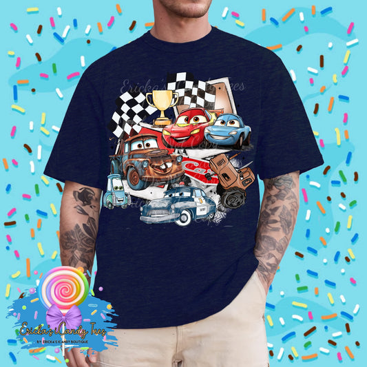 Racing Friends Polaroid - Kids & Adult Apparel