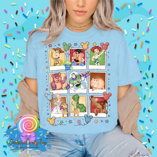 Toys Polaroid Collage - Kids & Adult Apparel