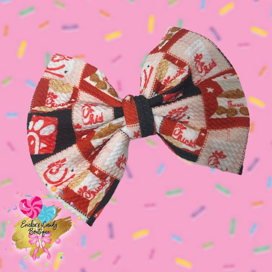 Chic Nuggets -5in Bullet Fabric Bow