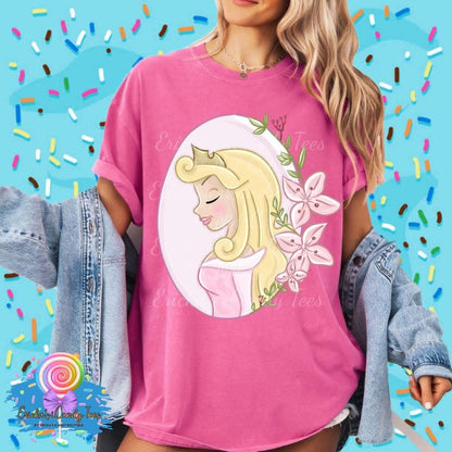All Princess Floral Ovals LL Handdrawn - Kids & Adult Apparel
