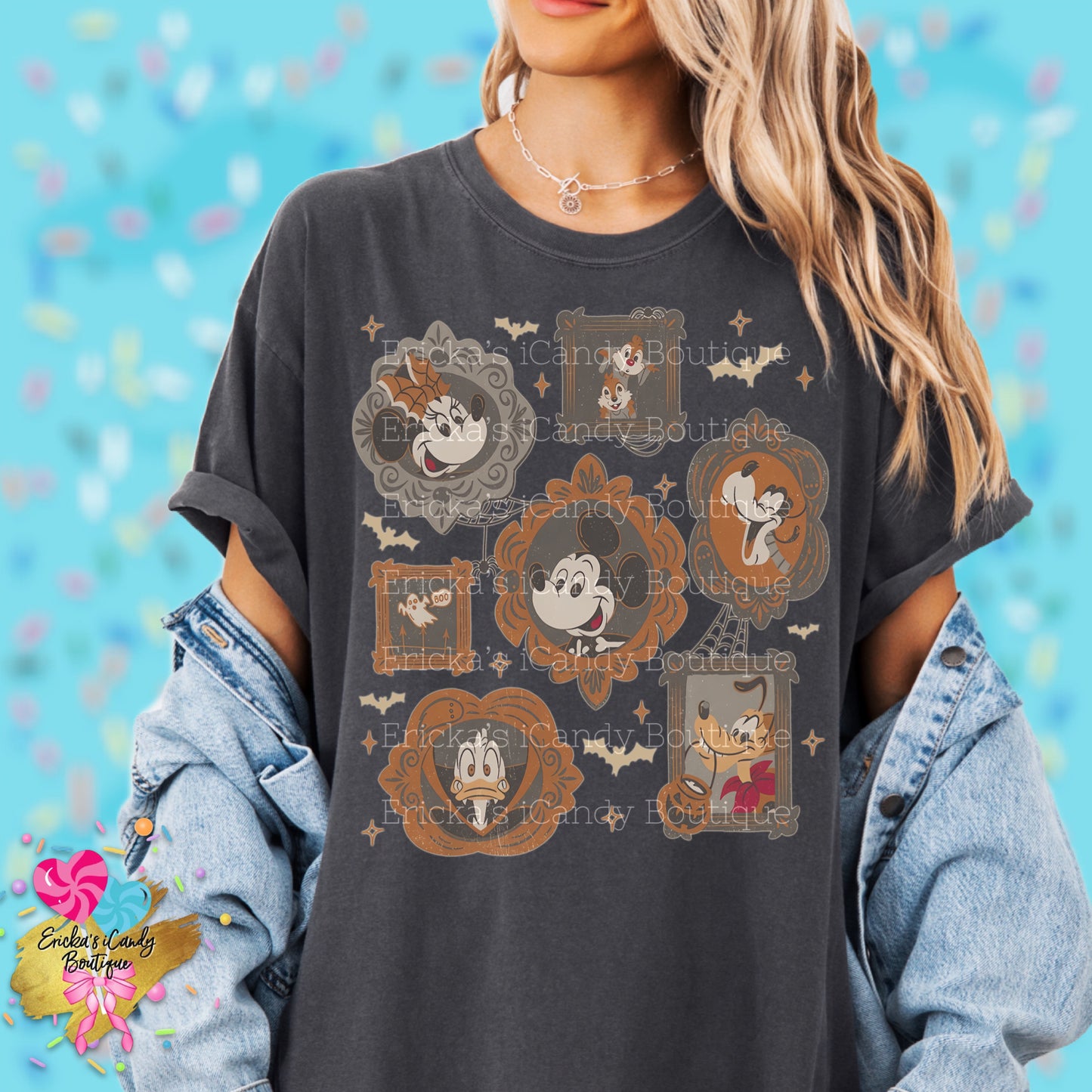 Magical Spooky Friends Frame Collage   - Kids & Adult Apparel