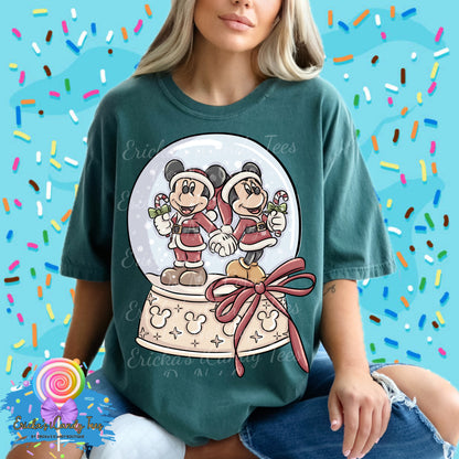 Mouse SnowGlobe- Tees & Sweatshirts