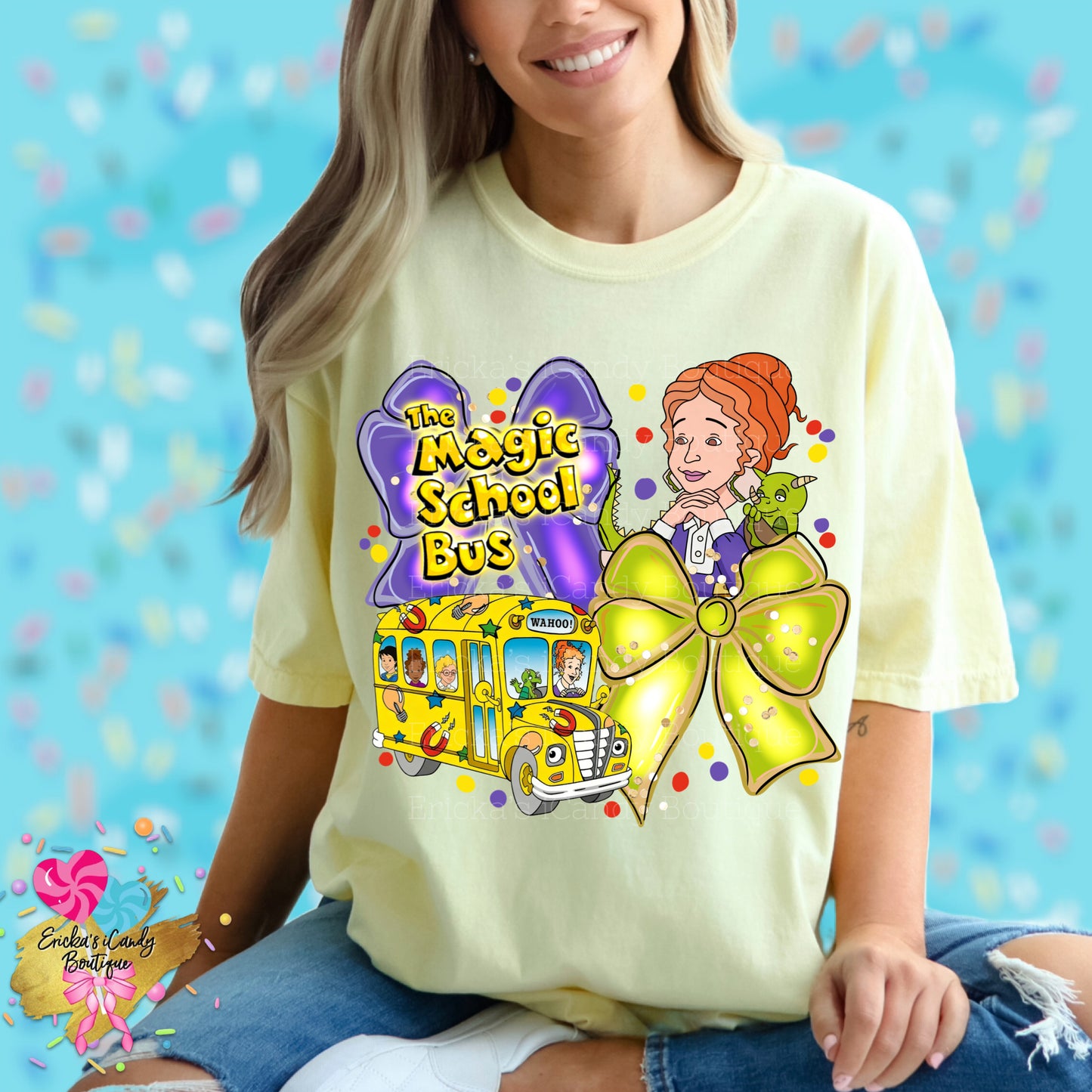 Magic School Bus Coquette Bow - Kids & Adult Apparel