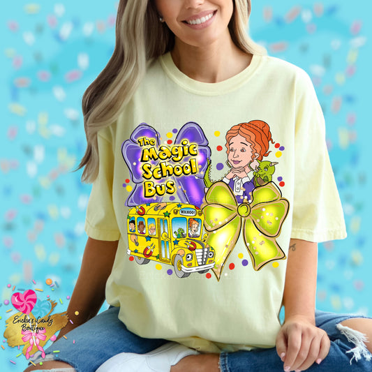 Magic School Bus Coquette Bow - Kids & Adult Apparel