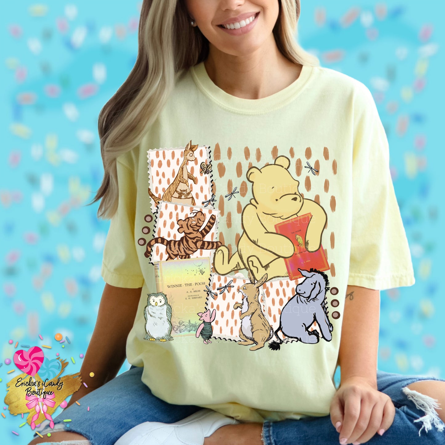 Honey Bear Storybook (With Bow or Without Bow) - Kids & Adult Apparel
