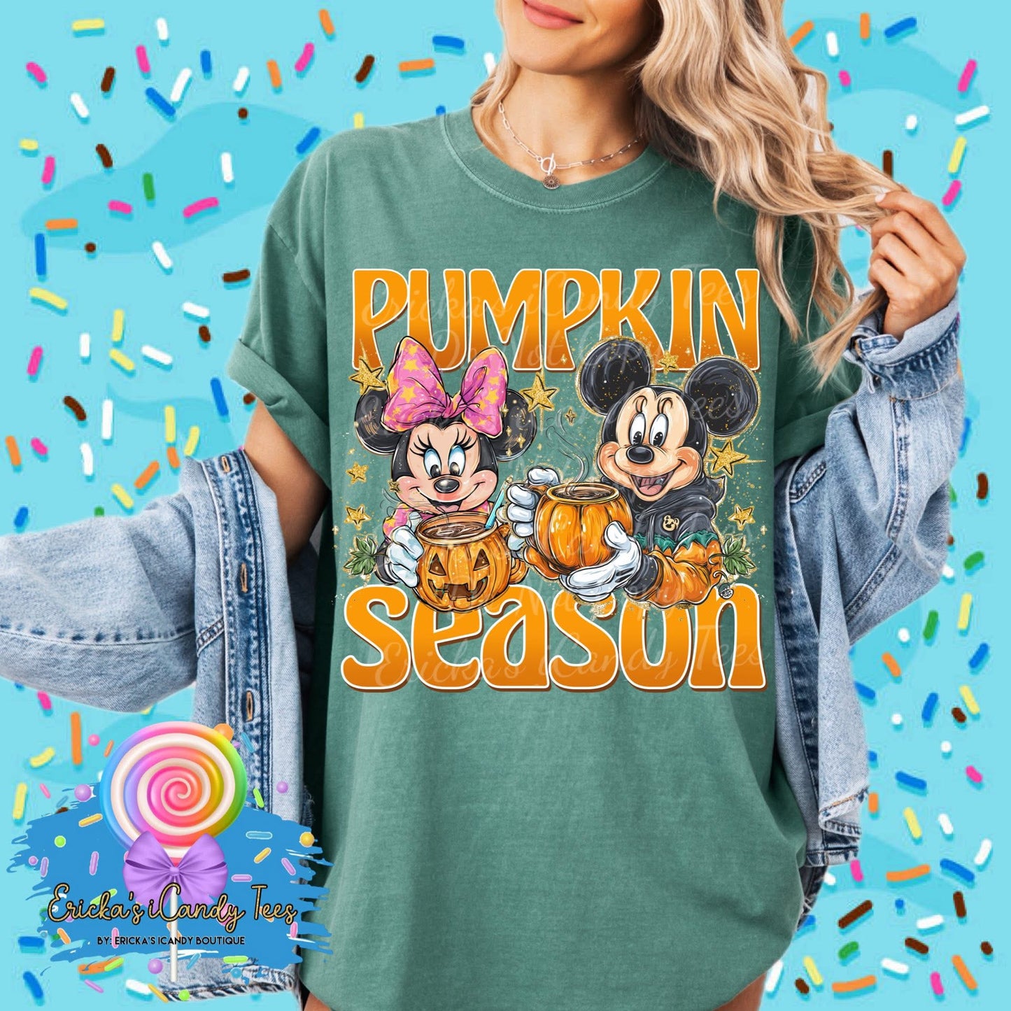 Pumpkin Season Mouse - Kids & Adult Apparel