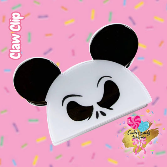 Jack Mouse - 3in Acrylic Claw Clip