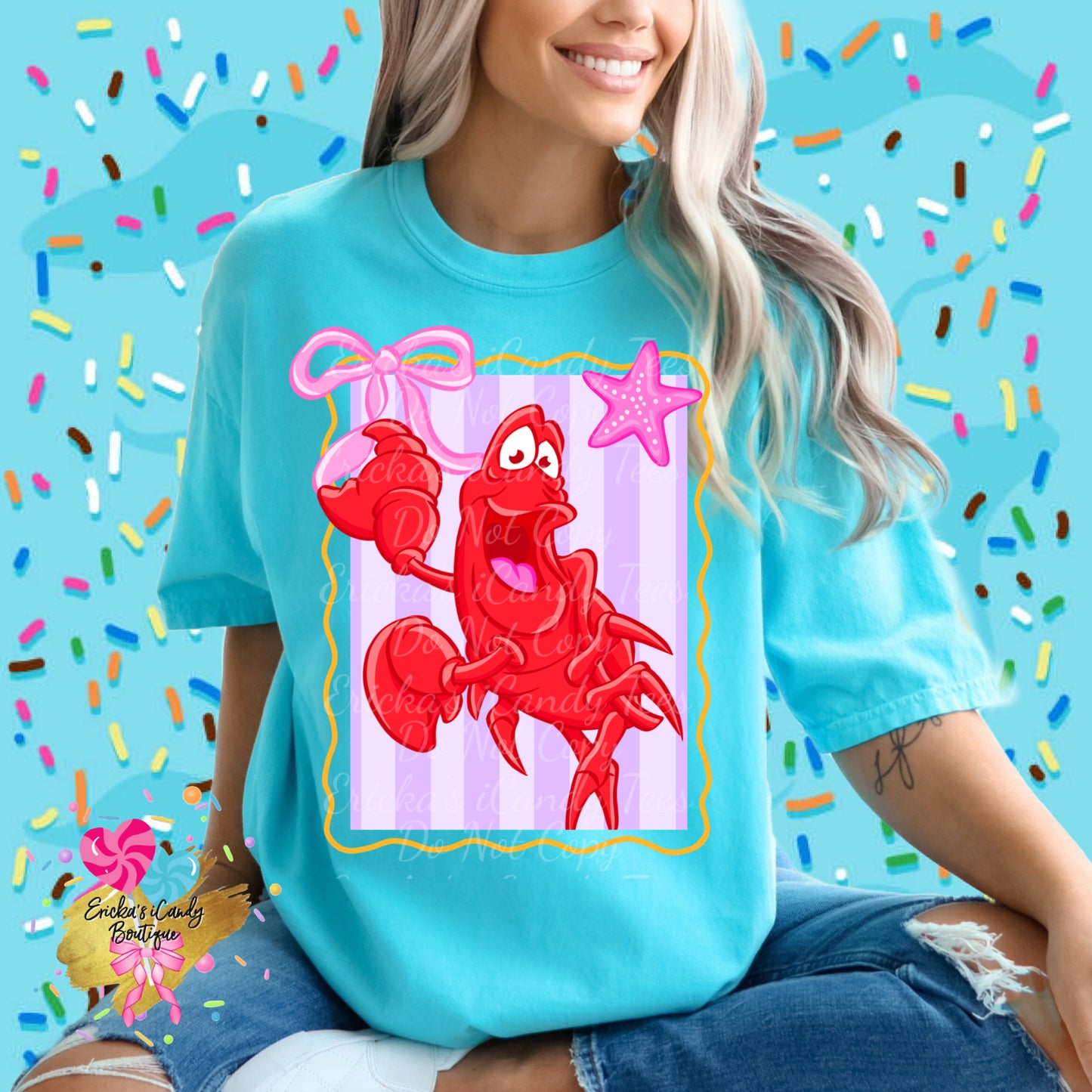 Summer Frame Crab - Kids & Adult Apparel