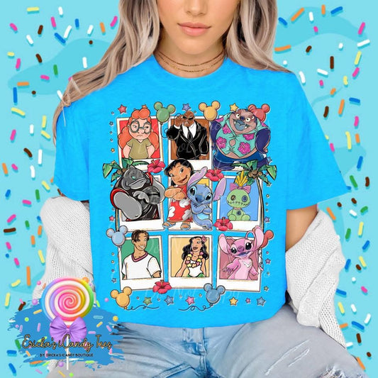 Ohana Polaroid Collage - Kids & Adult Apparel