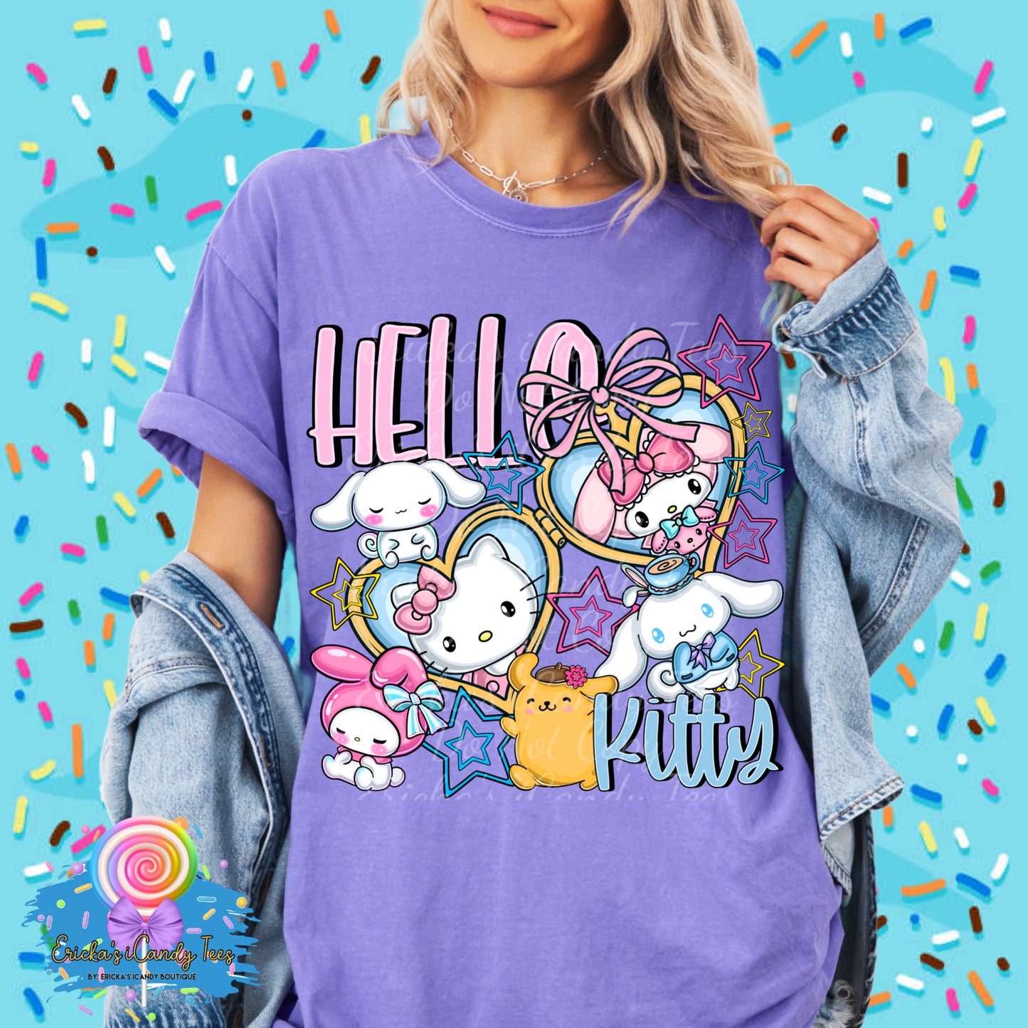 Kitty Heart Locket - Kids & Adult Apparel