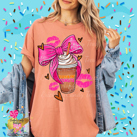 Coquette Coffee Dunkin  - Kids & Adult Apparel