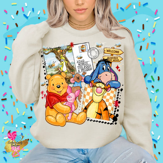 Honey Bear & Friends Stamps - Kids & Adult Apparel