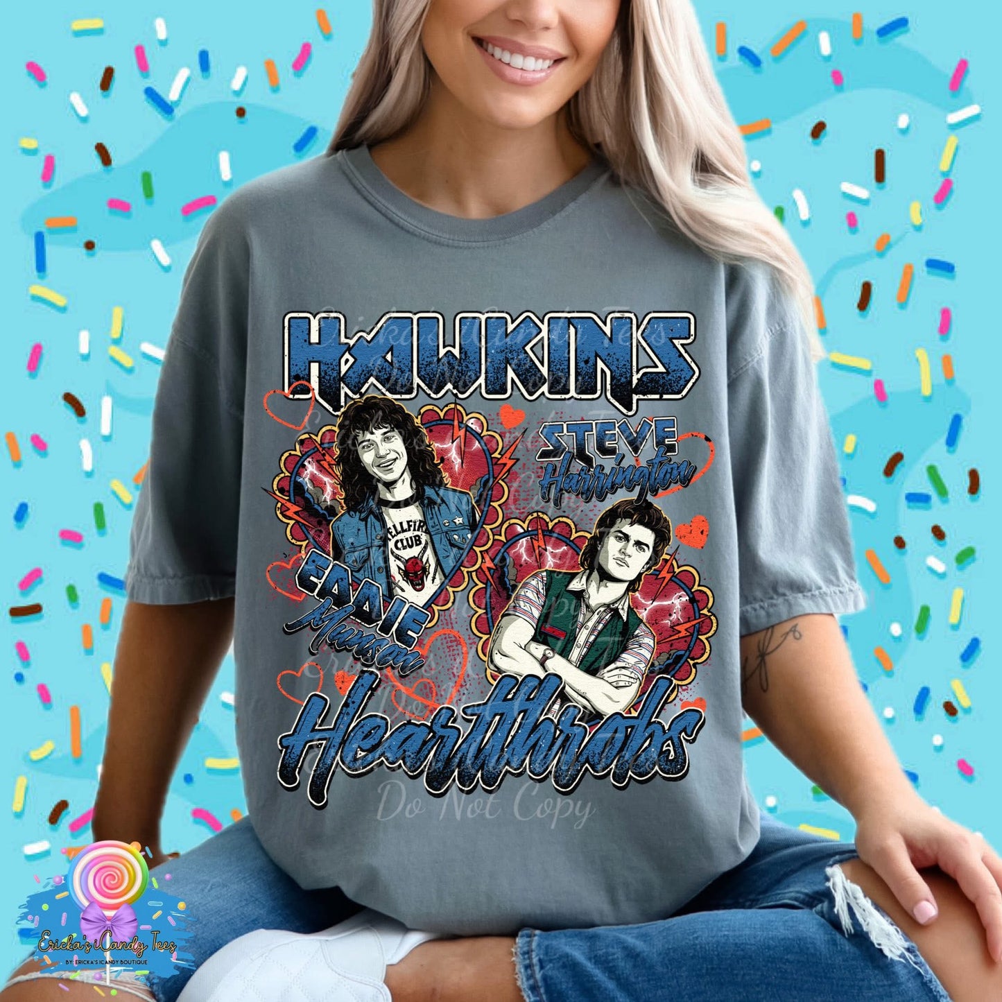 Hawkins Heartthrobs - Kids & Adult Apparel