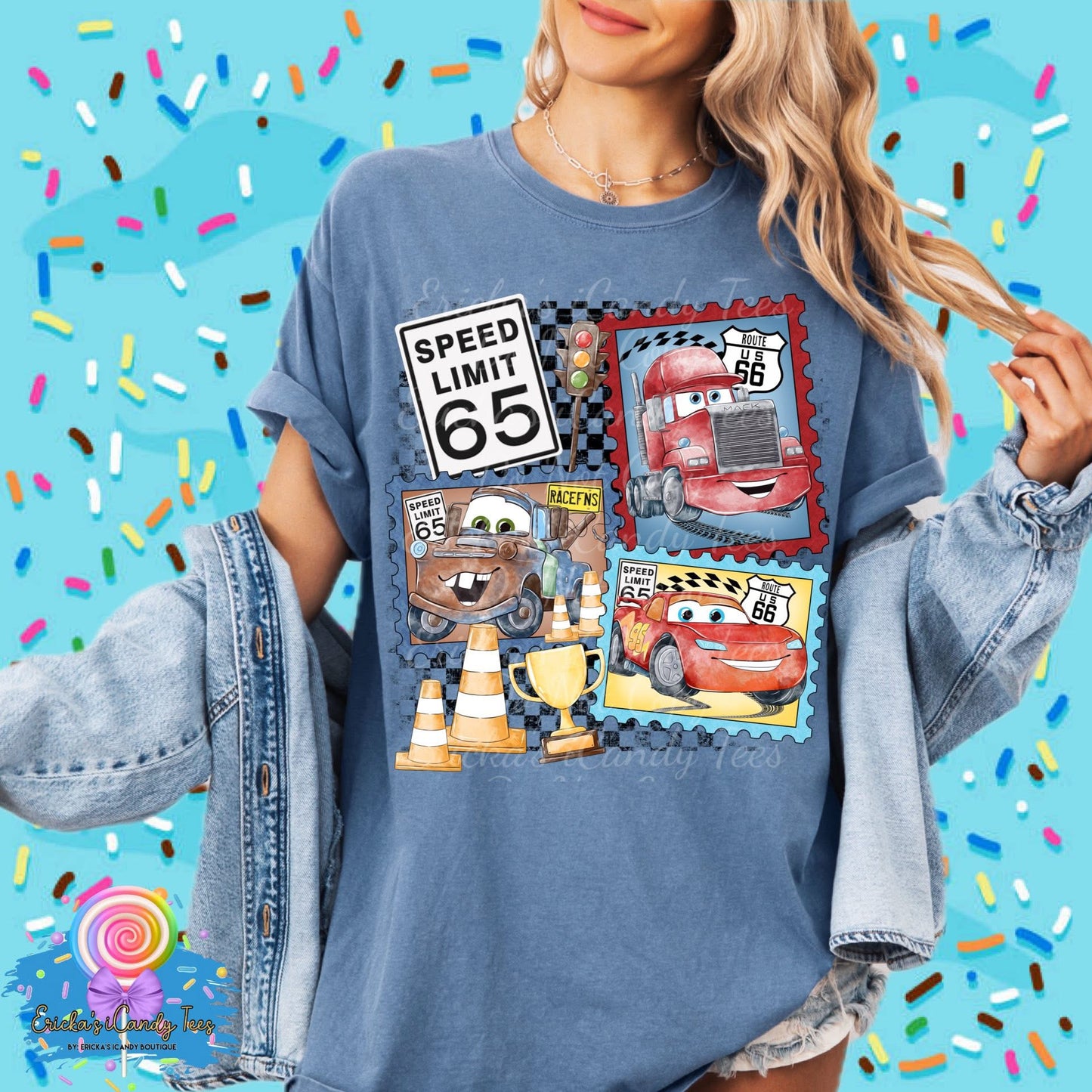 Cars Stamps - Kids & Adult Apparel