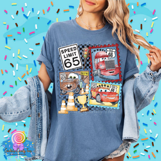 Cars Stamps - Kids & Adult Apparel