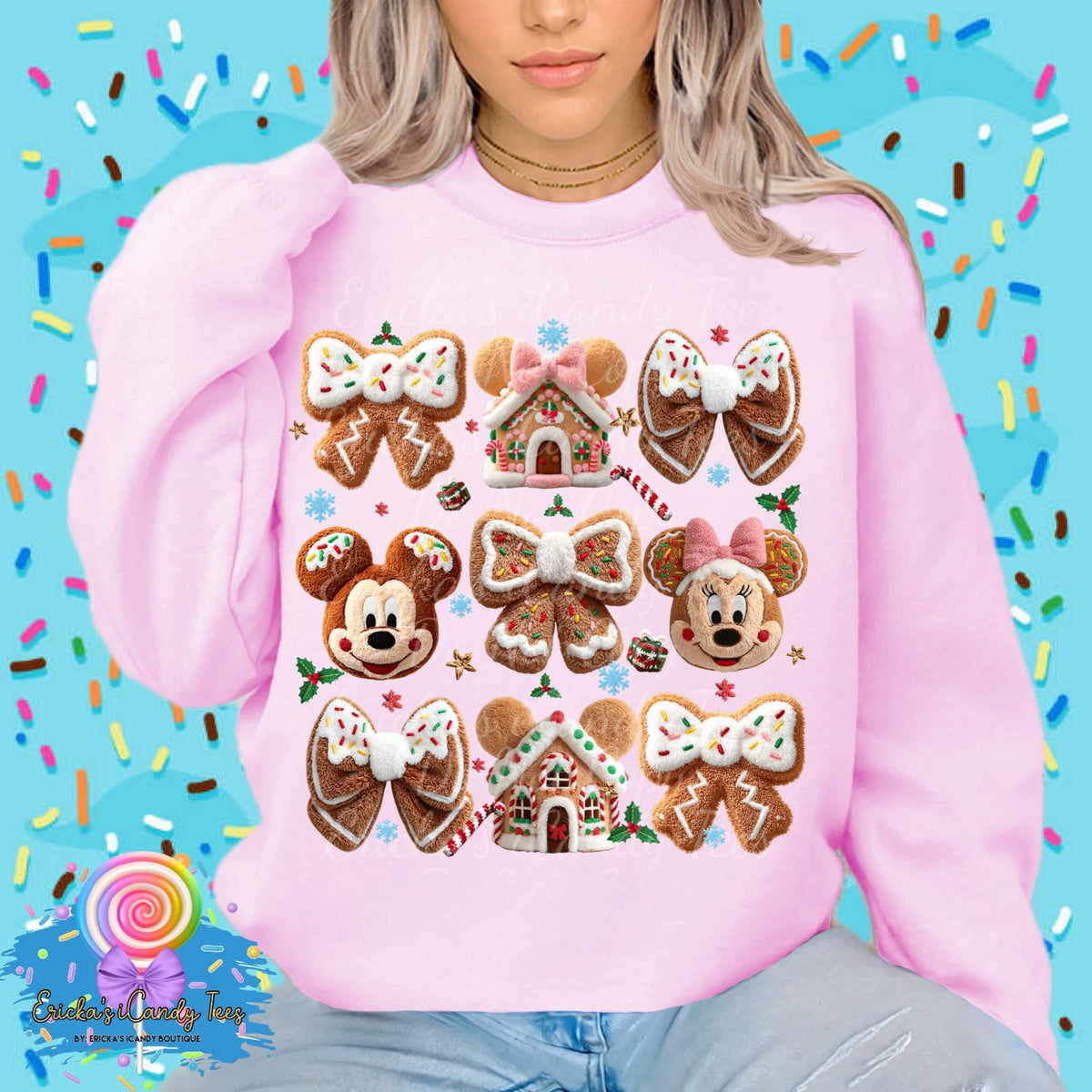 Faux Fur Gingy Collage - Kids & Adult Apparel
