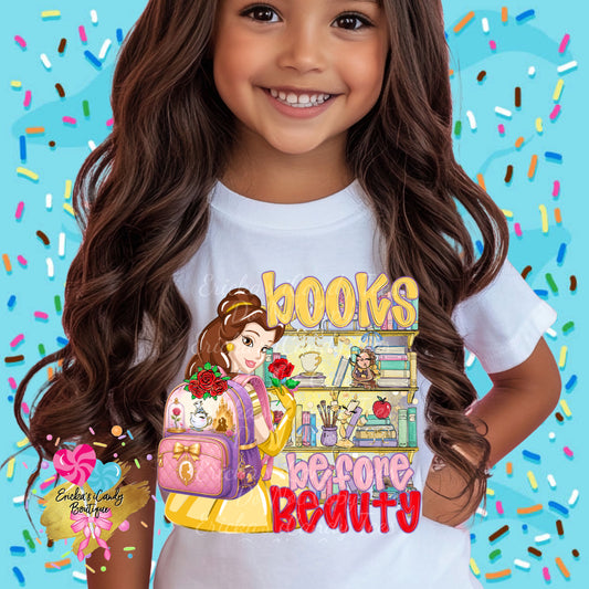 Books Before Beauty - Kids & Adult Apparel