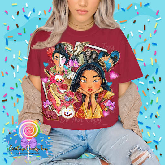 Warrior Princess Polaroid - Kids & Adult Apparel