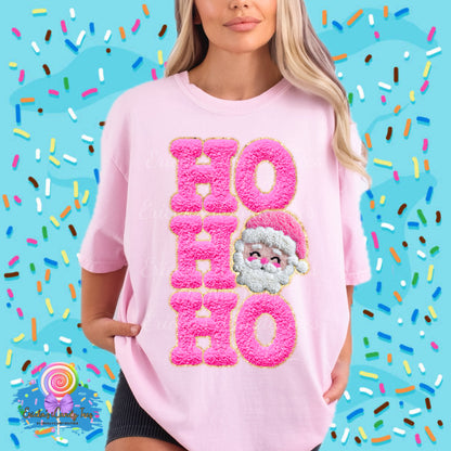 Ho Ho Ho Santa Faux Yarn  - Tees & Sweatshirts