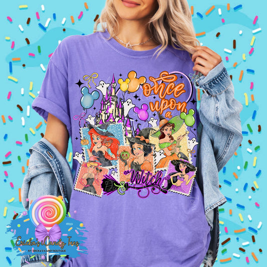 Princess Witches Stamps- Kids & Adult Apparel
