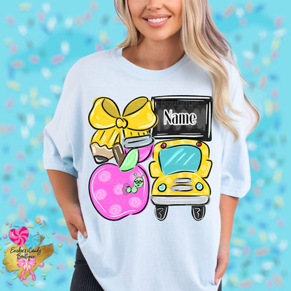 Coquette Bus (Name Option)- Kids & Adult Apparel