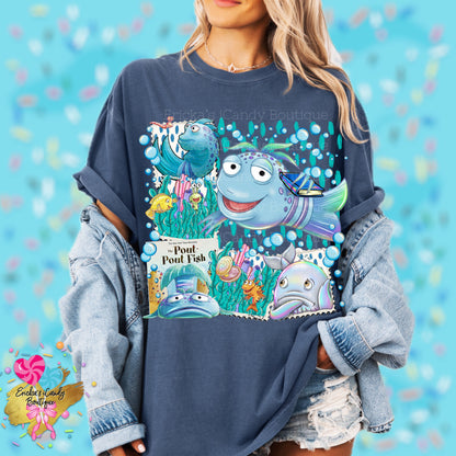 Pout Pout Fish Storybook (With Bow or Without Bow) - Kids & Adult Apparel