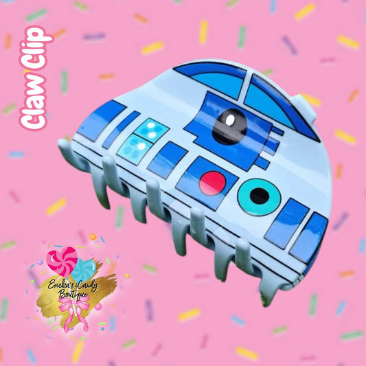 R2D2 - 4in Acrylic Claw Clip